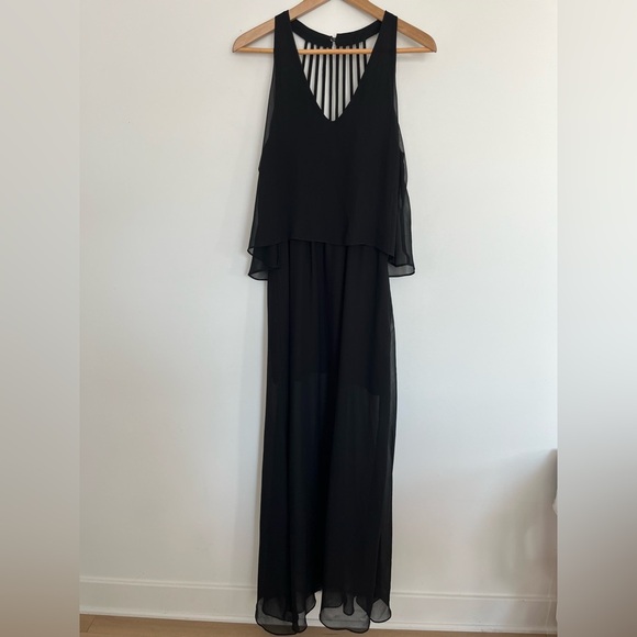 DO+BE Black flowy maxi dress size small - Picture 2 of 5